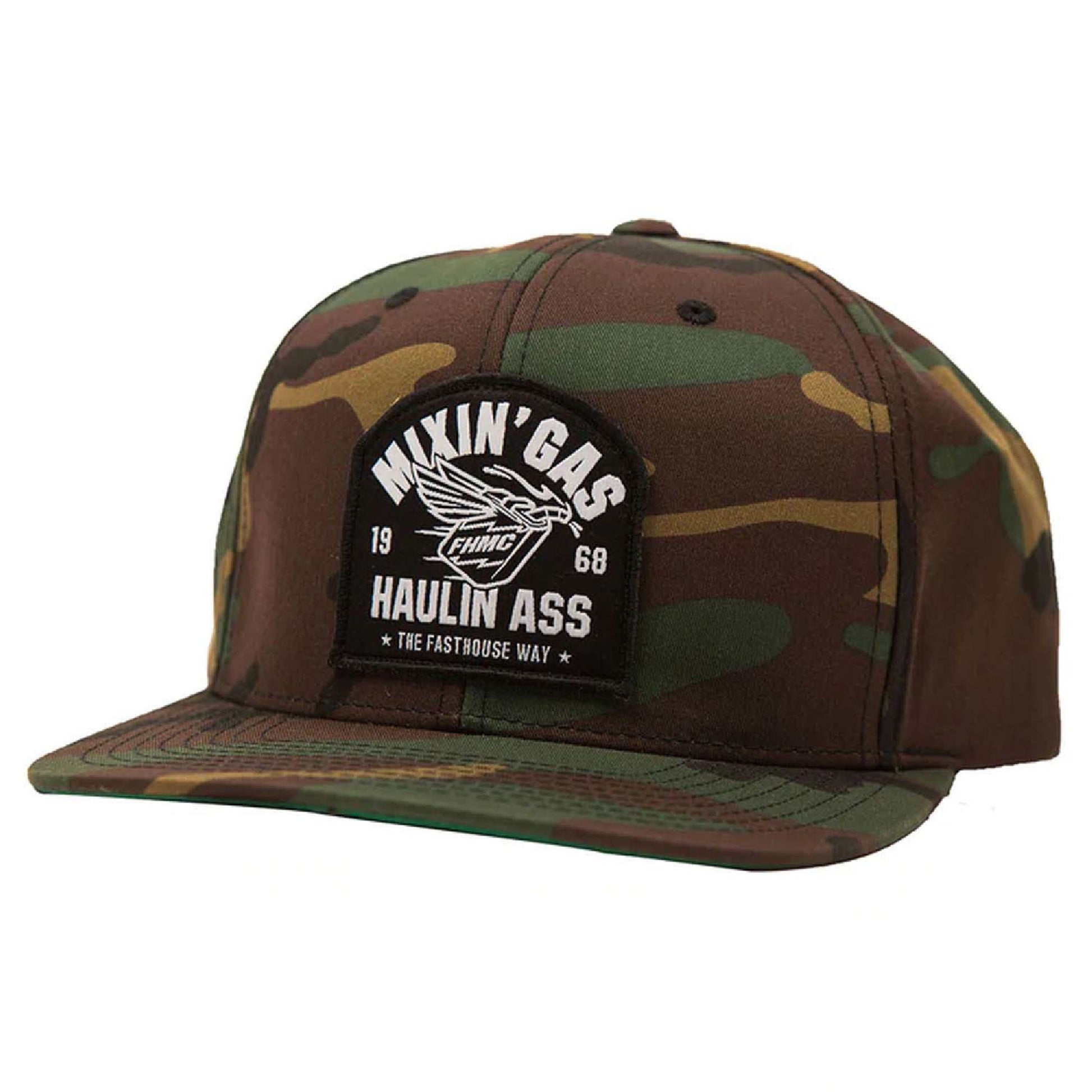 Fasthouse Mixin Gas Hat Camo OS Hats