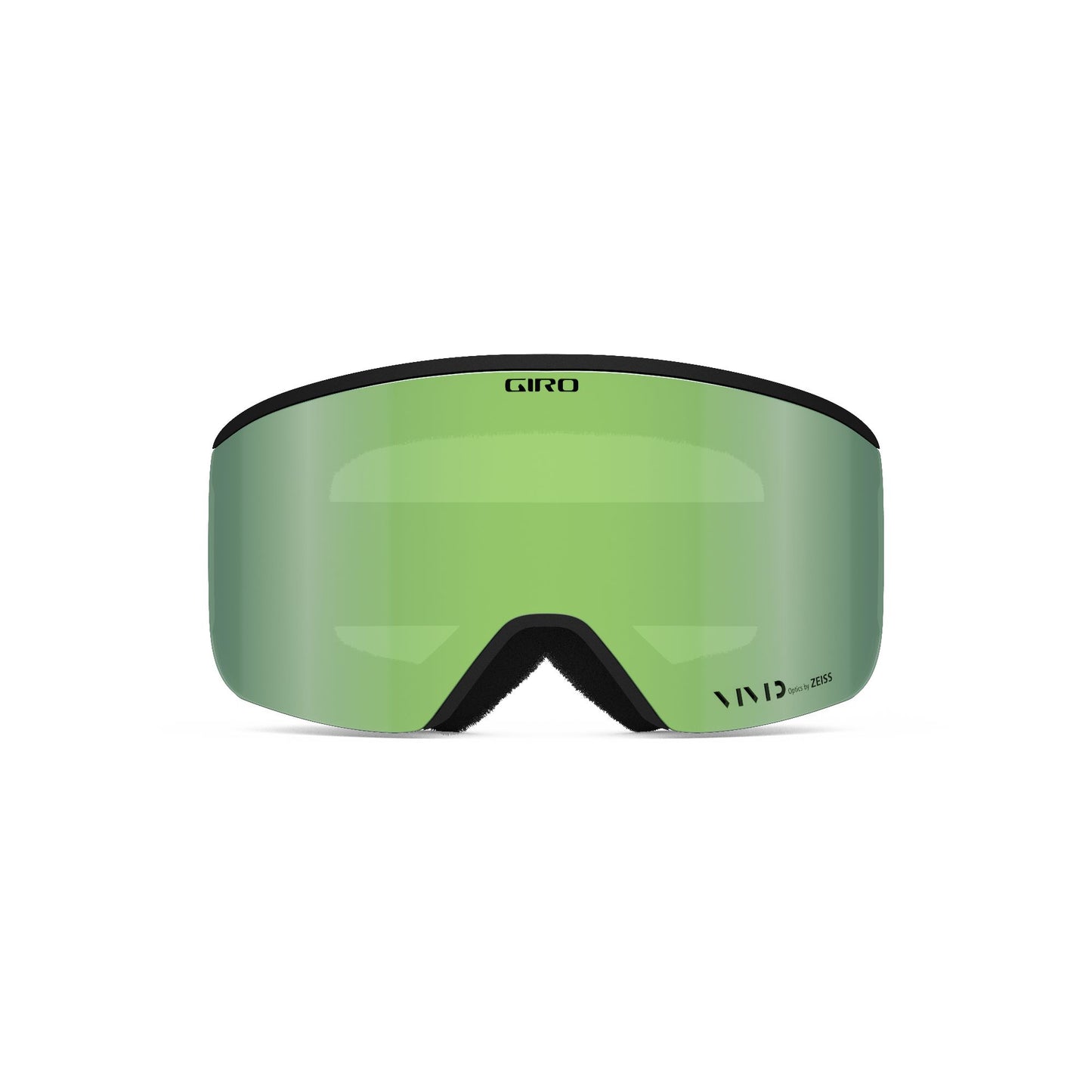 Giro Axis Snow Goggles Black Wordmark Vivid Emerald Snow Goggles