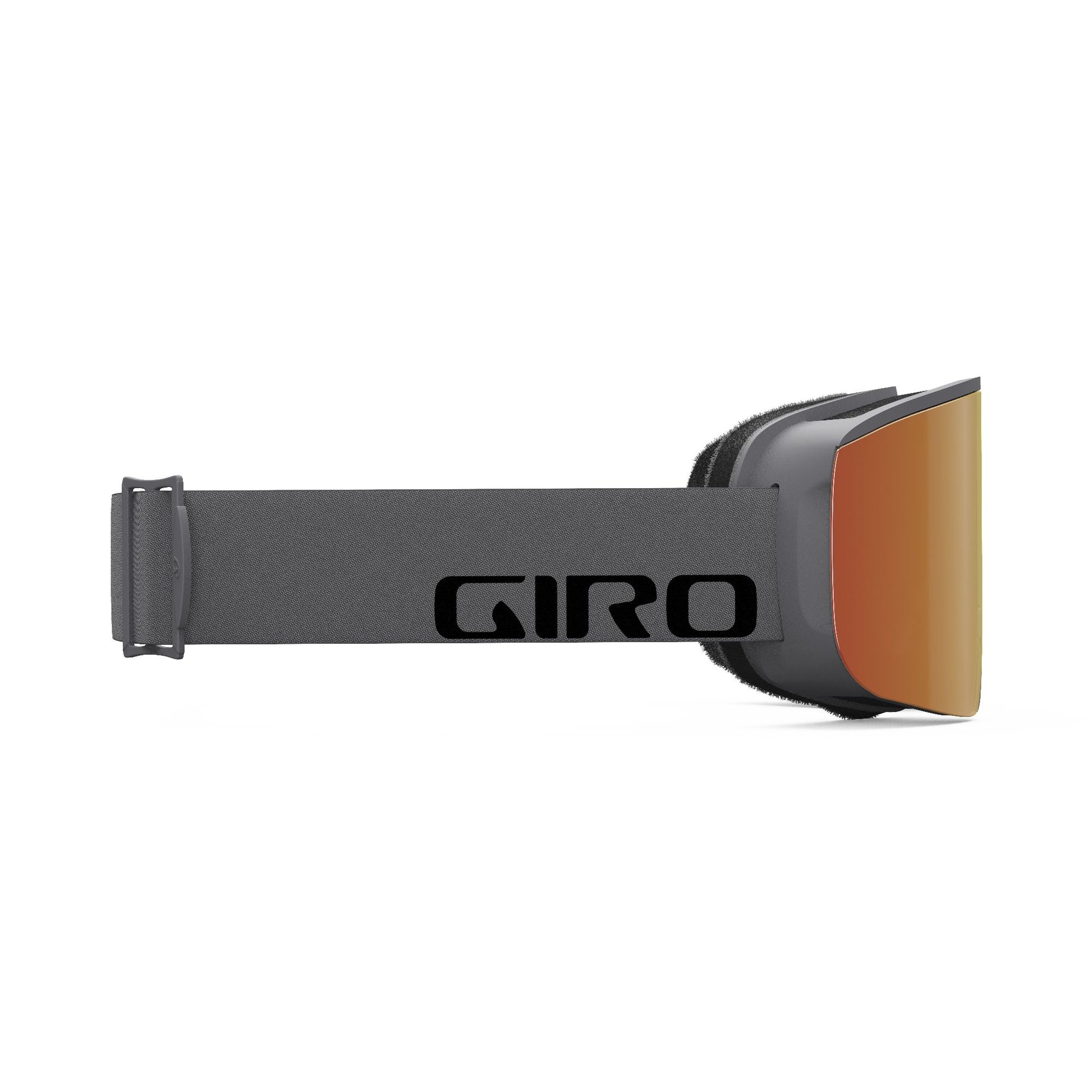 Giro Axis Snow Goggles Grey Wordmark Vivid Ember Snow Goggles