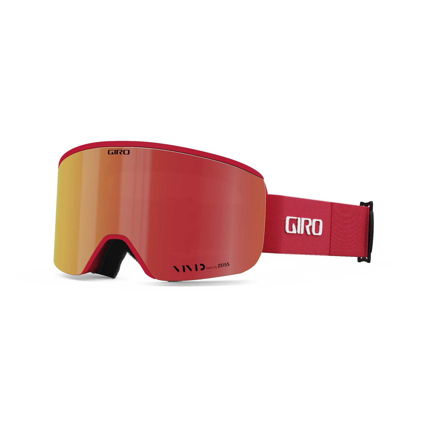 Giro Axis Snow Goggles Red & Black Thirds Vivid Ember Snow Goggles