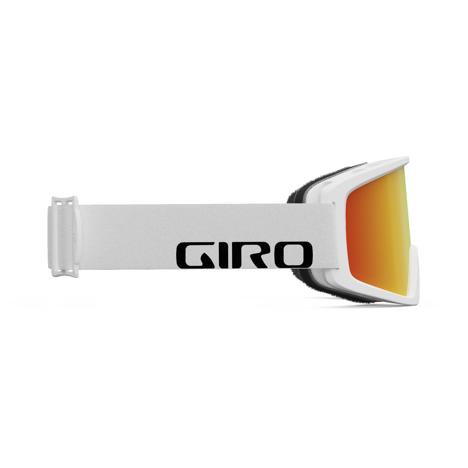 Giro Blok Snow Goggles White Wordmark Vivid Ember Snow Goggles