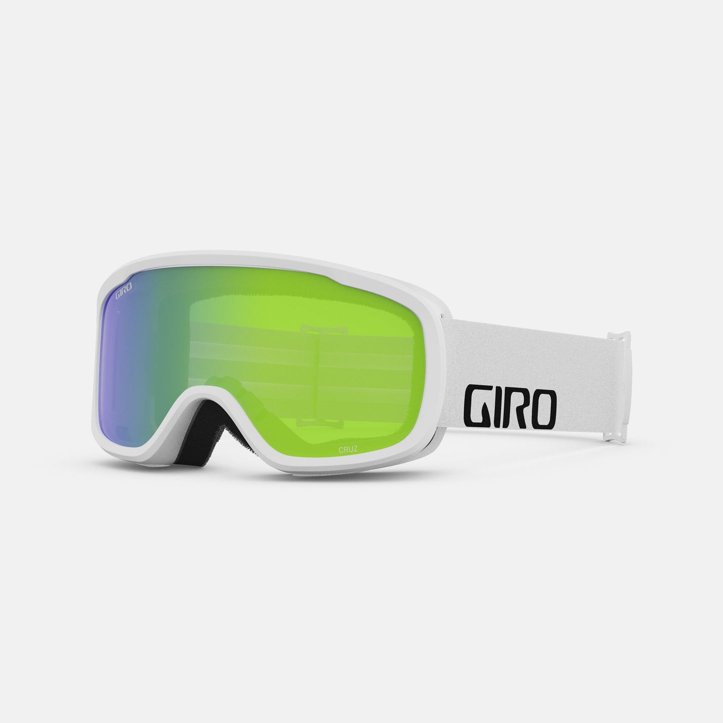 Giro Cruz Snow Goggles White Wordmark Loden Green Snow Goggles