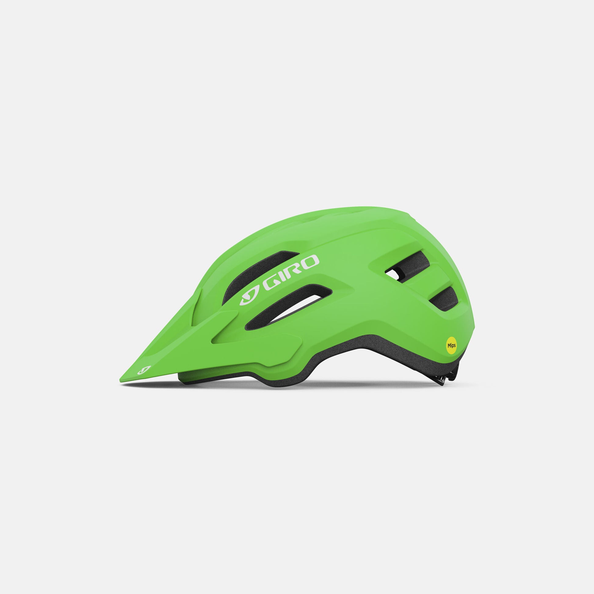 Giro Youth Fixture MIPS II Helmet Matte Bright Green UY Bike Helmets