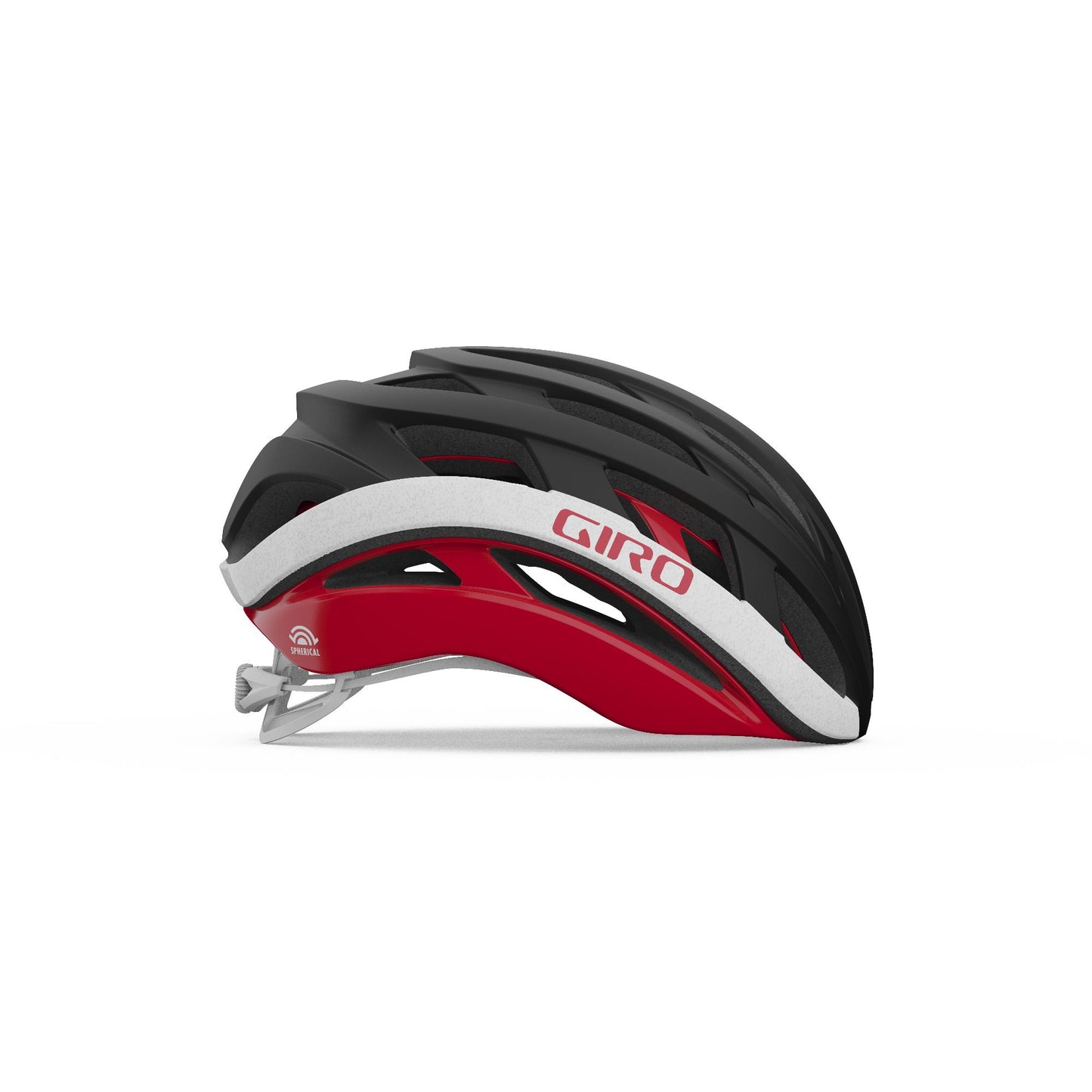 Giro Helios Spherical Helmet Matte Black Red Bike Helmets