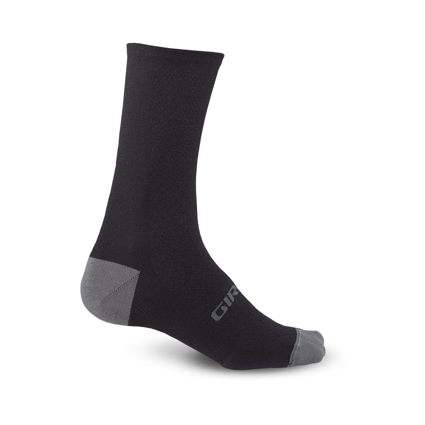 Giro HRc+ Merino Wool Sock Black Charcoal Bike Socks