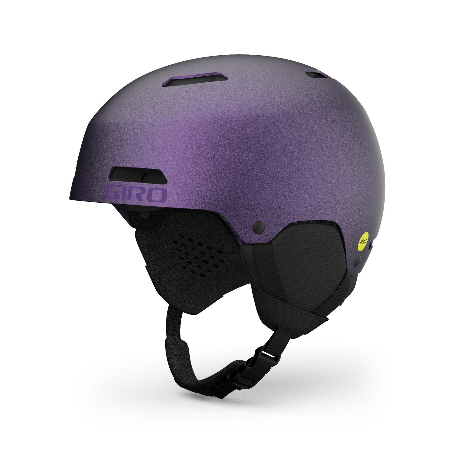Giro Ledge FS MIPS Helmet Matte Black Purple Pearl Snow Helmets