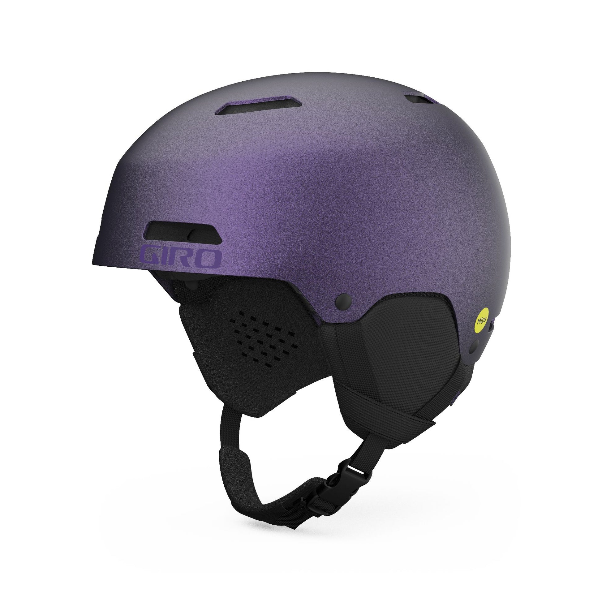 Giro Ledge MIPS Helmet Matte Black Purple Pearl Snow Helmets