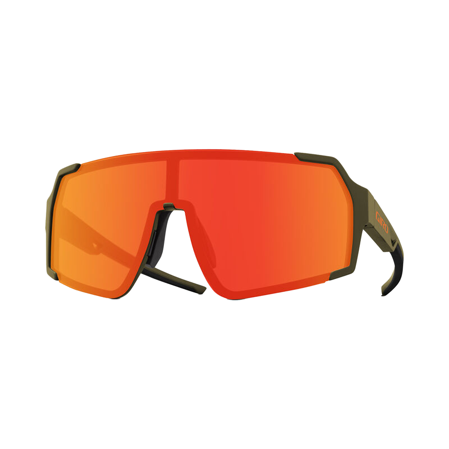 Giro Loot Sunglasses Matte Trail Green VIVID Ember Sunglasses