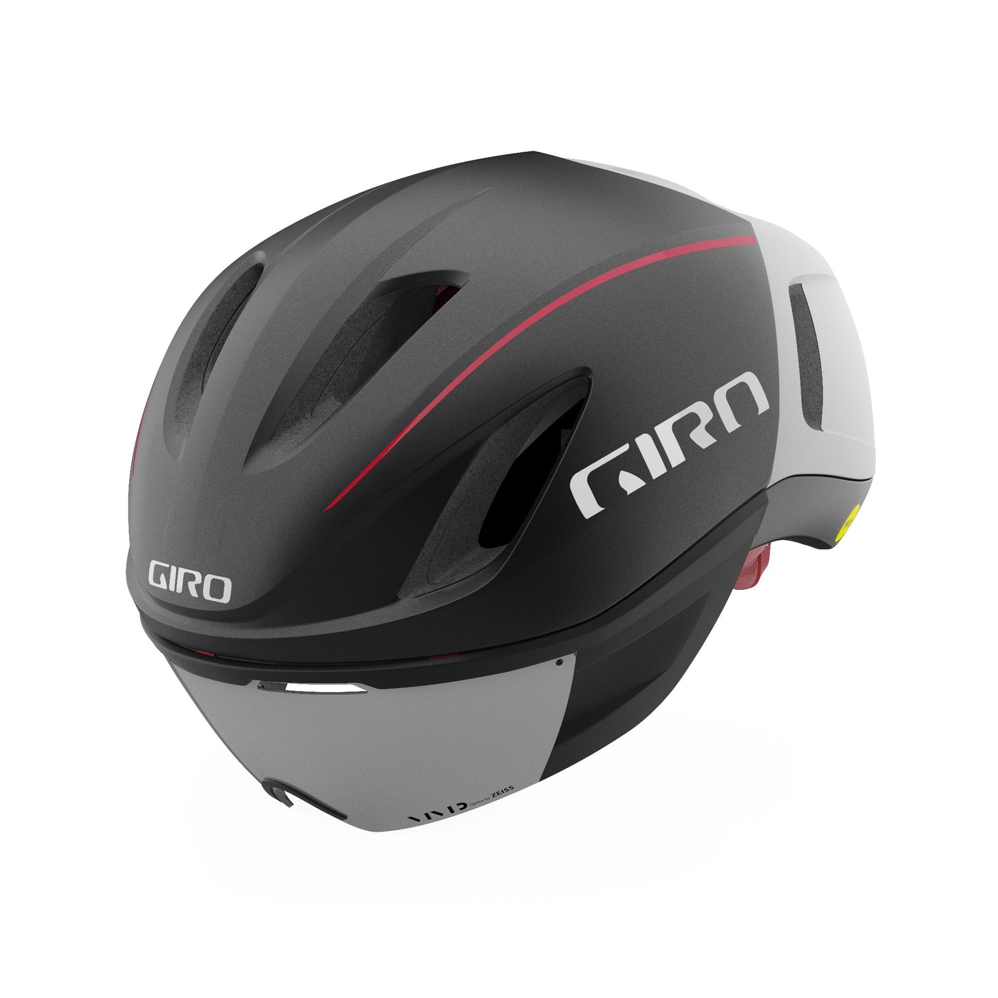 Giro Vanquish MIPS Helmet Matte Black White Bright Red Bike Helmets