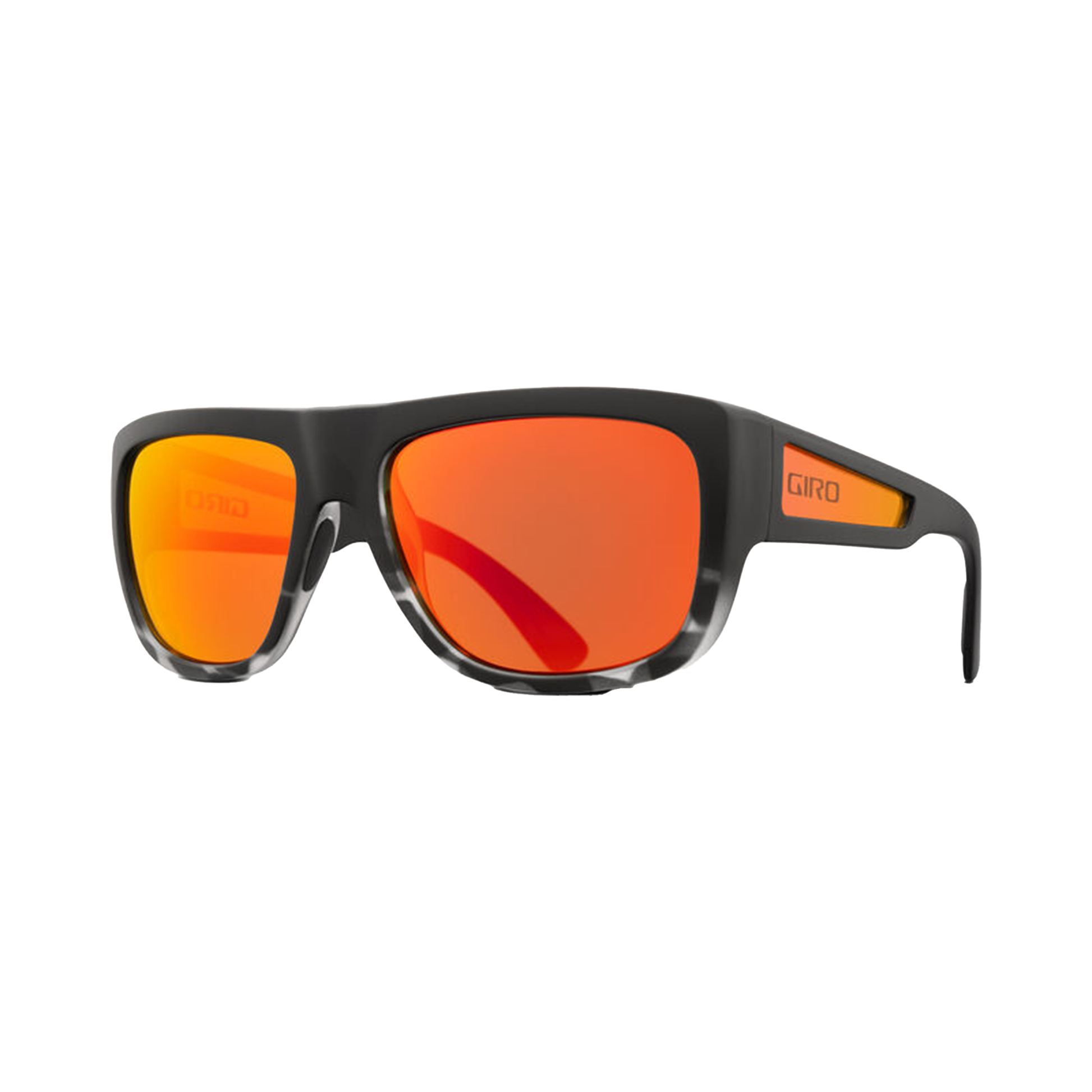 Giro Wilson Sunglasses Matte Black Tortoise Fade VIVID Ember Sunglasses