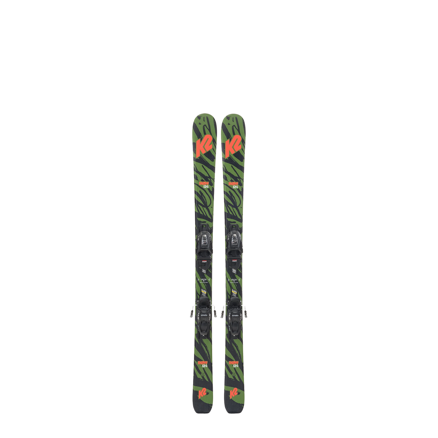 K2 Youth Indy Skis w/ FDT 4.5 Bindings Skis