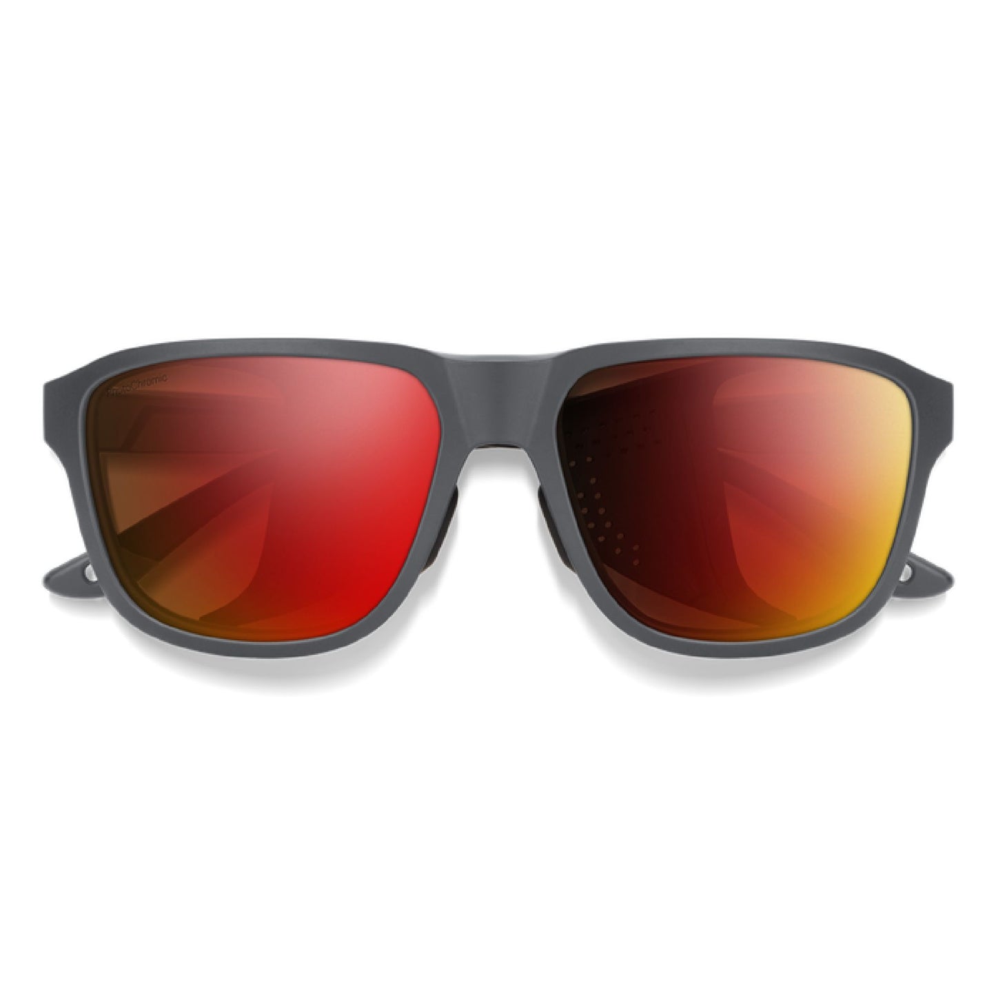 Smith Embark Sunglasses Matte Slate ChromaPop Glacier Photochromic Copper Red Mirror Lens Sunglasses