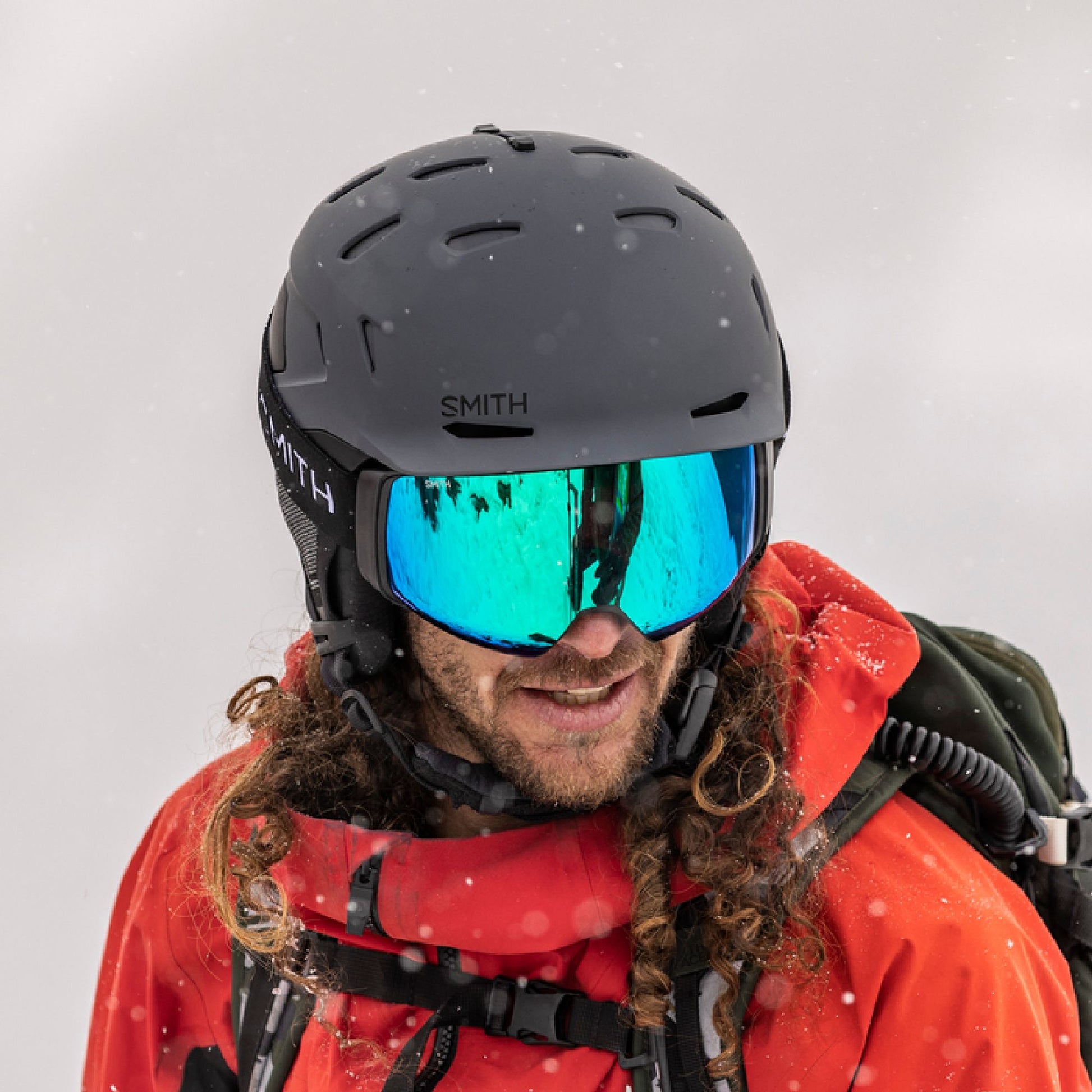 Smith Nexus MIPS Snow Helmet Matte Slate Black Snow Helmets