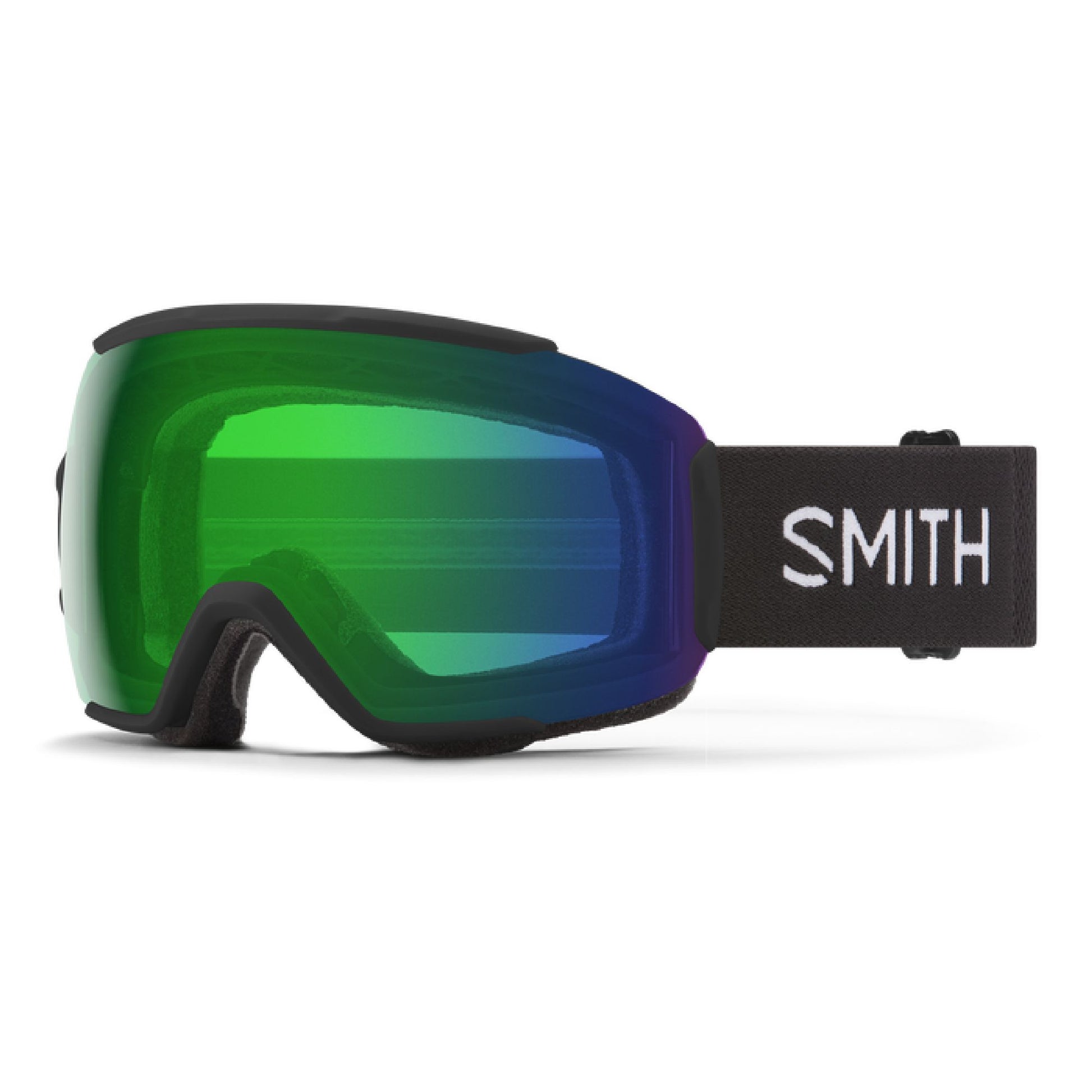 Smith Sequence OTG Snow Goggle Black ChromaPop Everyday Green Mirror Snow Goggles