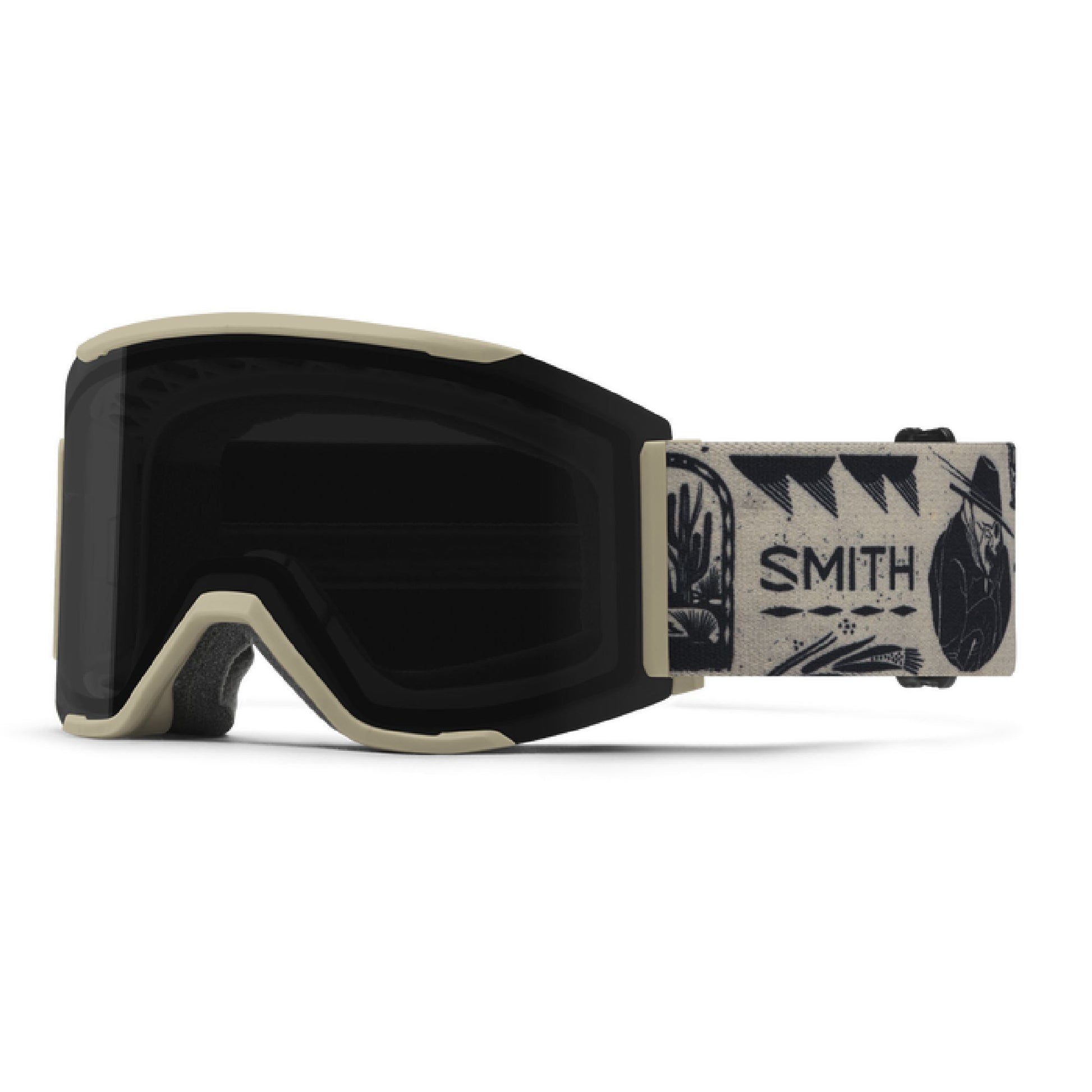 Smith Squad MAG Snow Goggle Artist Series | Jess Mudget ChromaPop Sun Black Snow Goggles