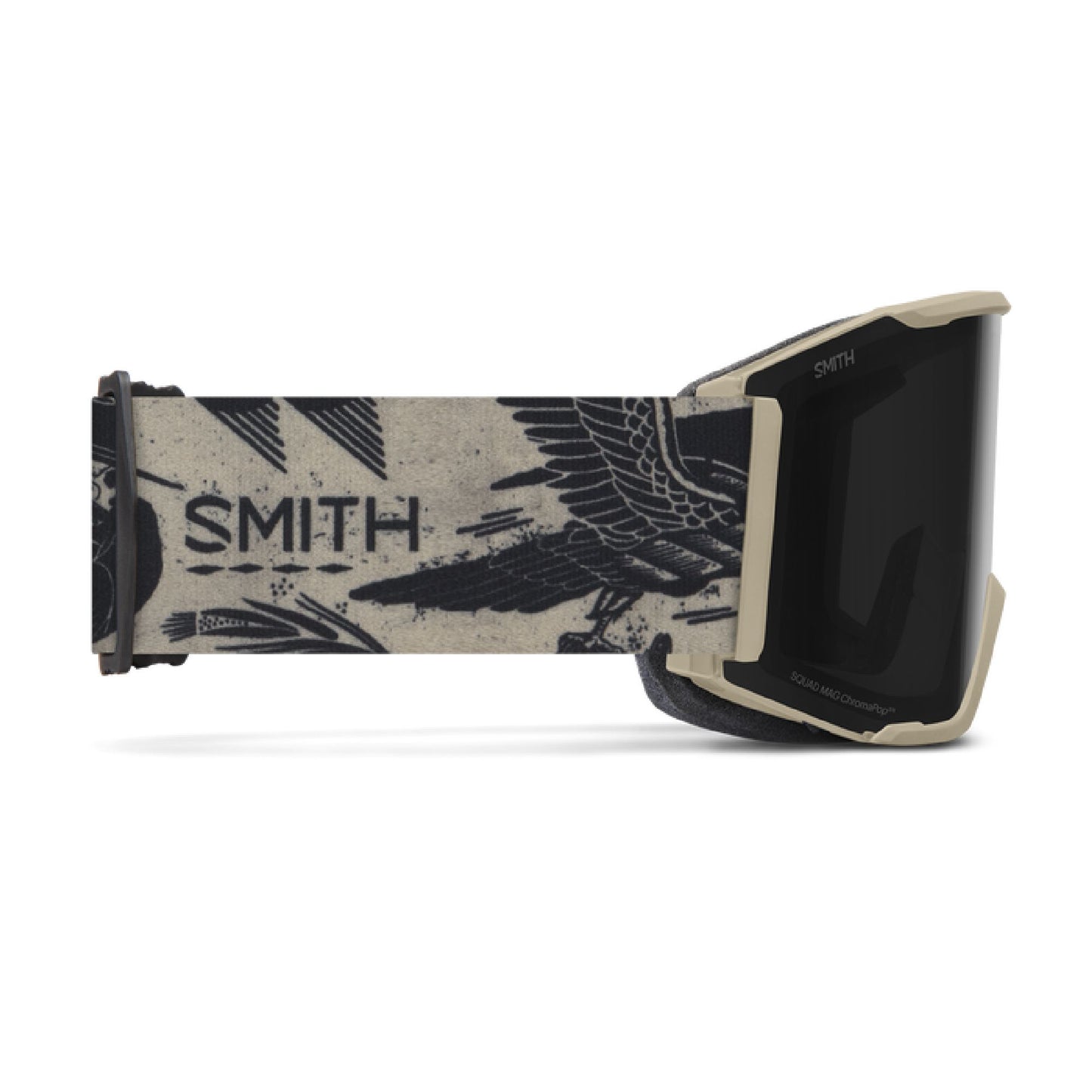Smith Squad MAG Low Bridge Fit Snow Goggle Artist Series | Jess Mudget ChromaPop Sun Black Snow Goggles