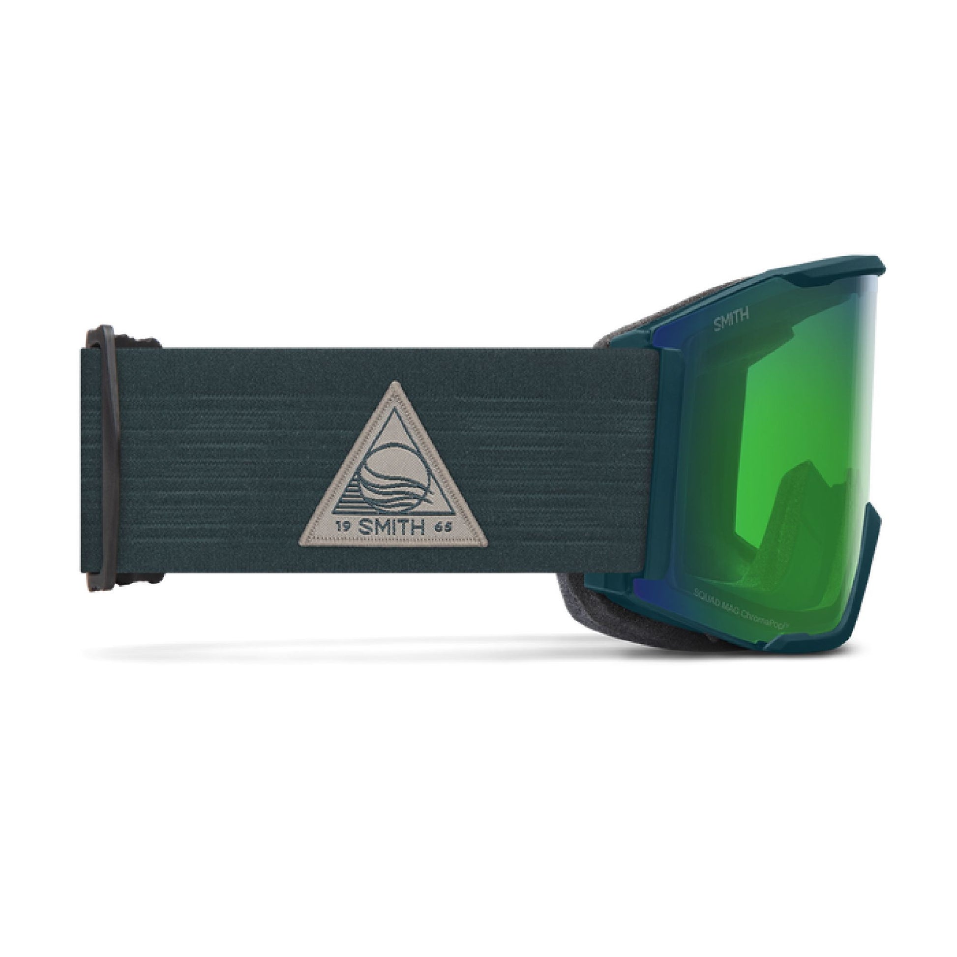 Smith Squad MAG Snow Goggle Pacific Flow ChromaPop Everyday Green Mirror Snow Goggles