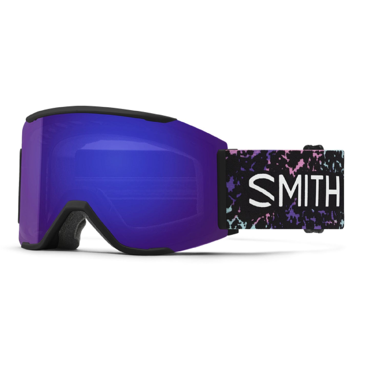 Smith Squad MAG Low Bridge Fit Snow Goggle Study Hall ChromaPop Everyday Violet Mirror Snow Goggles