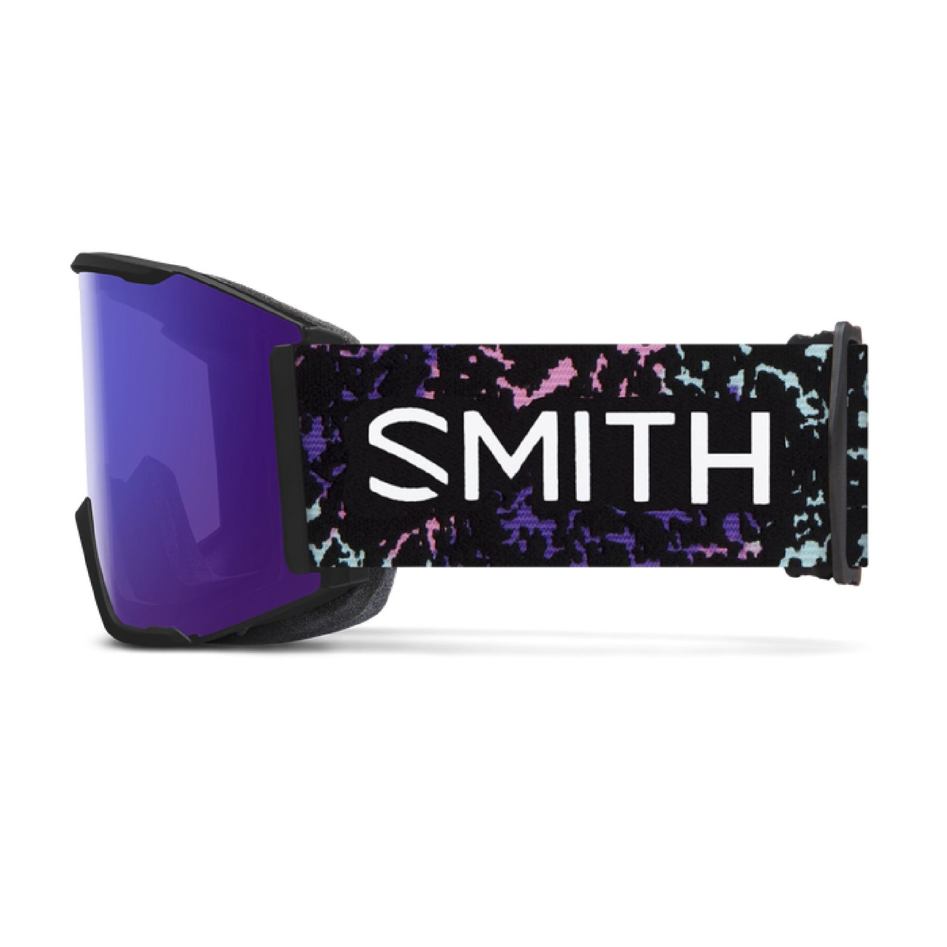 Smith Squad MAG Low Bridge Fit Snow Goggle Study Hall ChromaPop Everyday Violet Mirror Snow Goggles