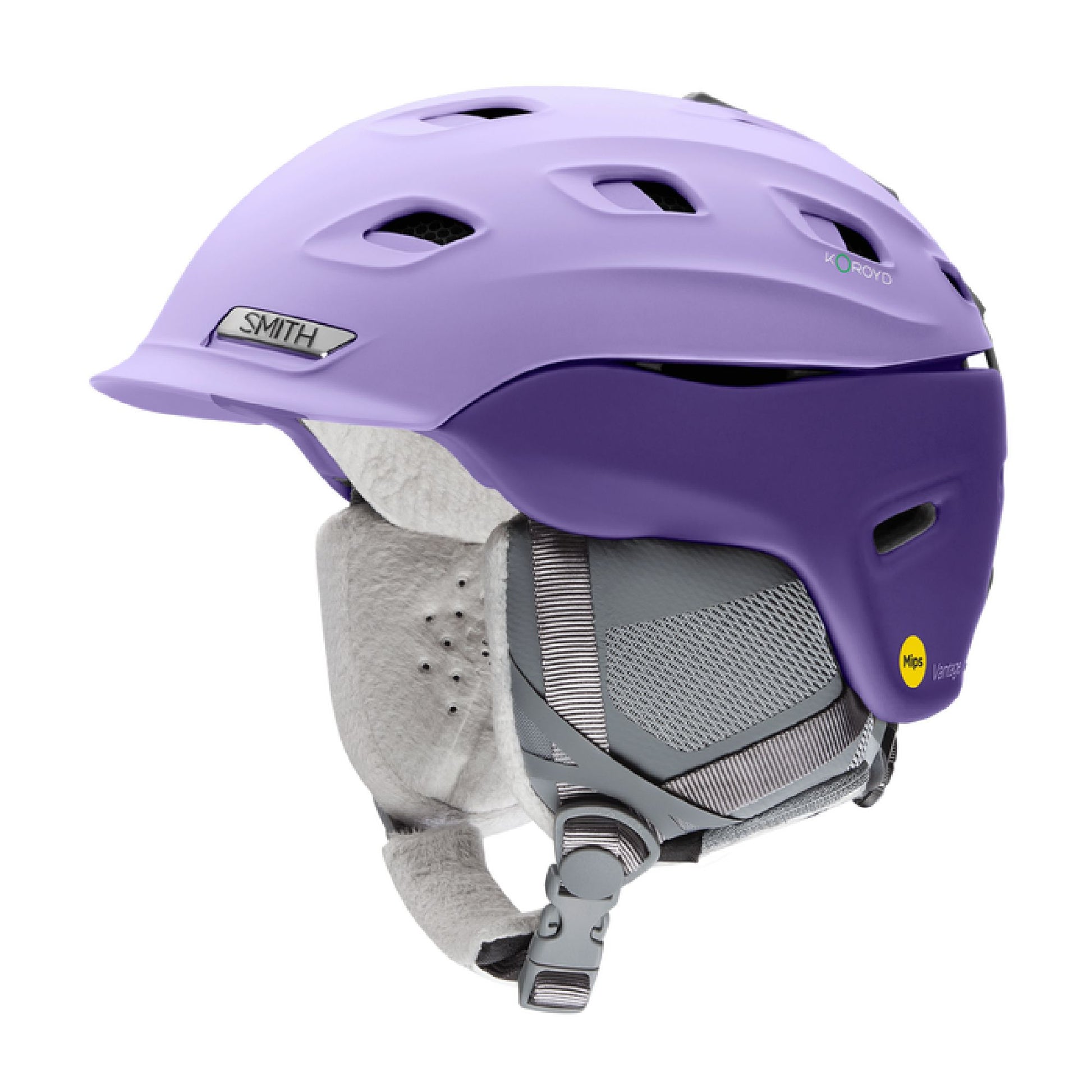Smith Women's Vantage MIPS Snow Helmet Matte Peri Dust Purple Haze Snow Helmets