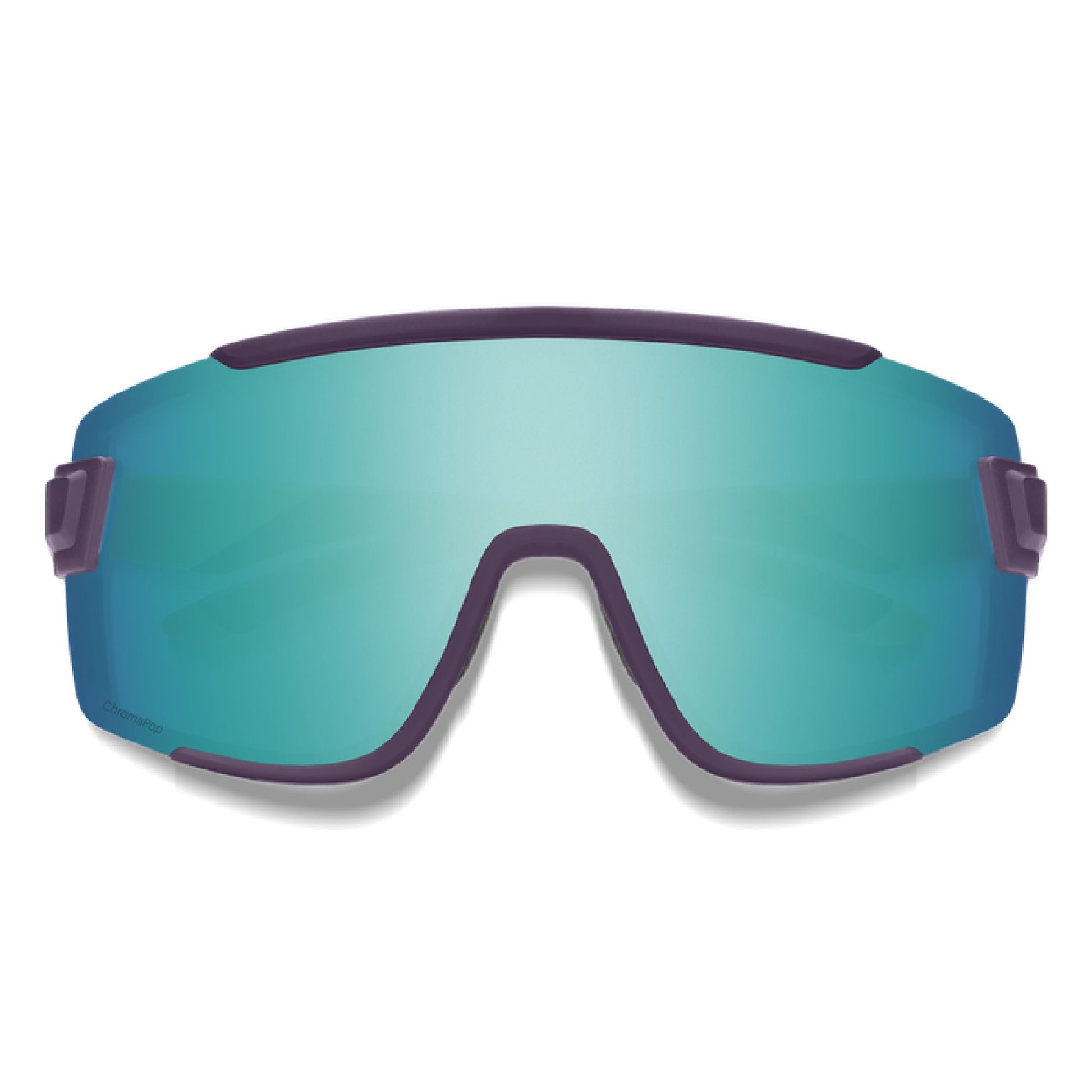 Smith Wildcat Sunglasses Matte Purple Cinder Hi Viz ChromaPop Opal Mirror Sunglasses