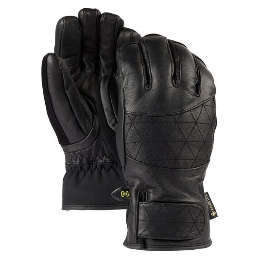 Women's Burton Gondy GORE-TEX Leather Gloves True Black - 2023 S Snow Gloves
