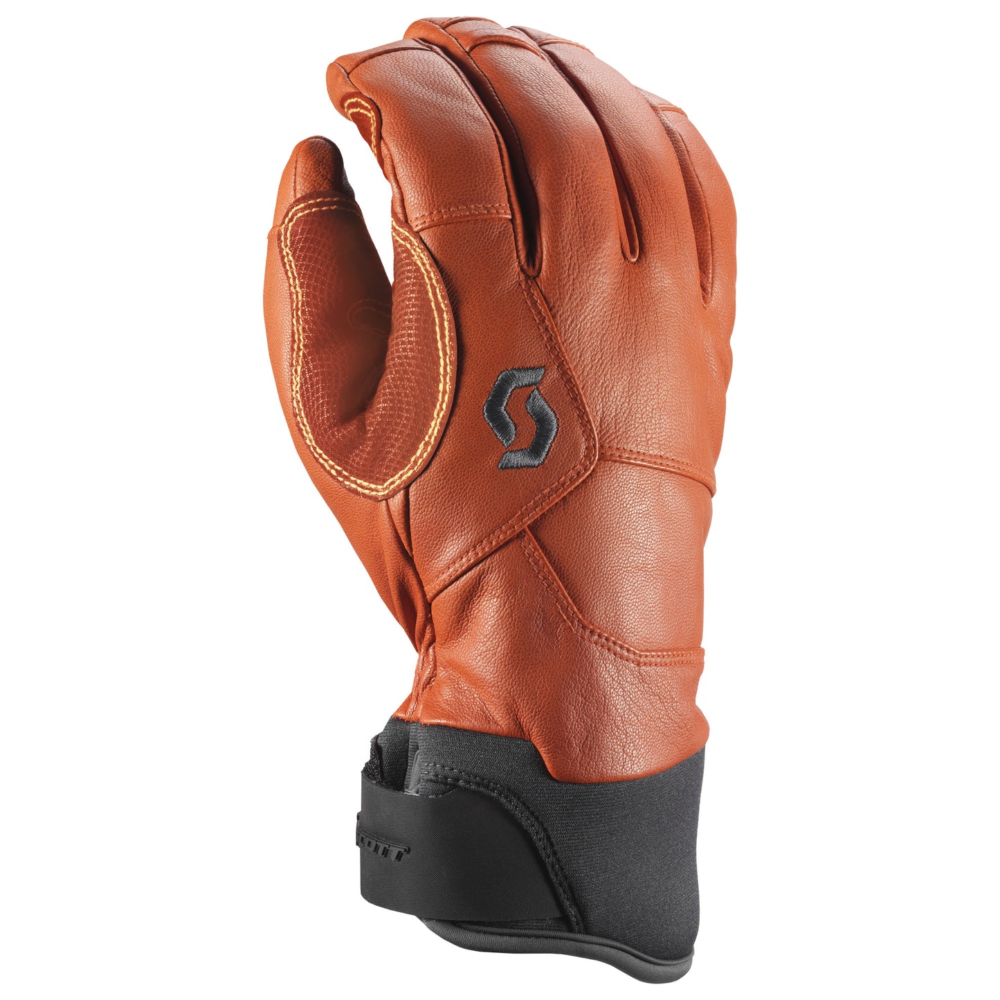 Scott Explorair Premium GTX Glove Dark Grey Burnt Orange Snow Gloves