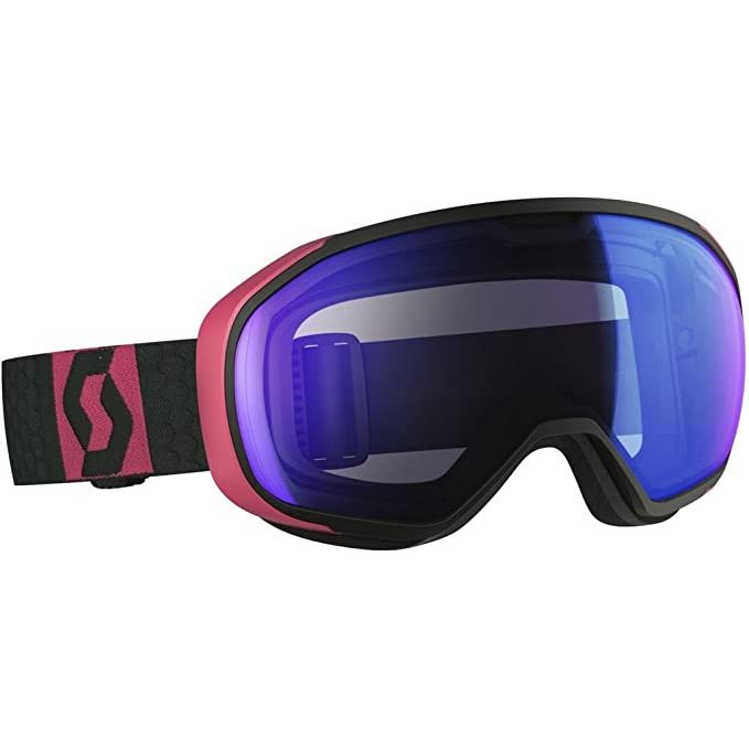 Scott Fix Snow Goggle Black Berry Pink Illuminator Blue Chrome Snow Goggles