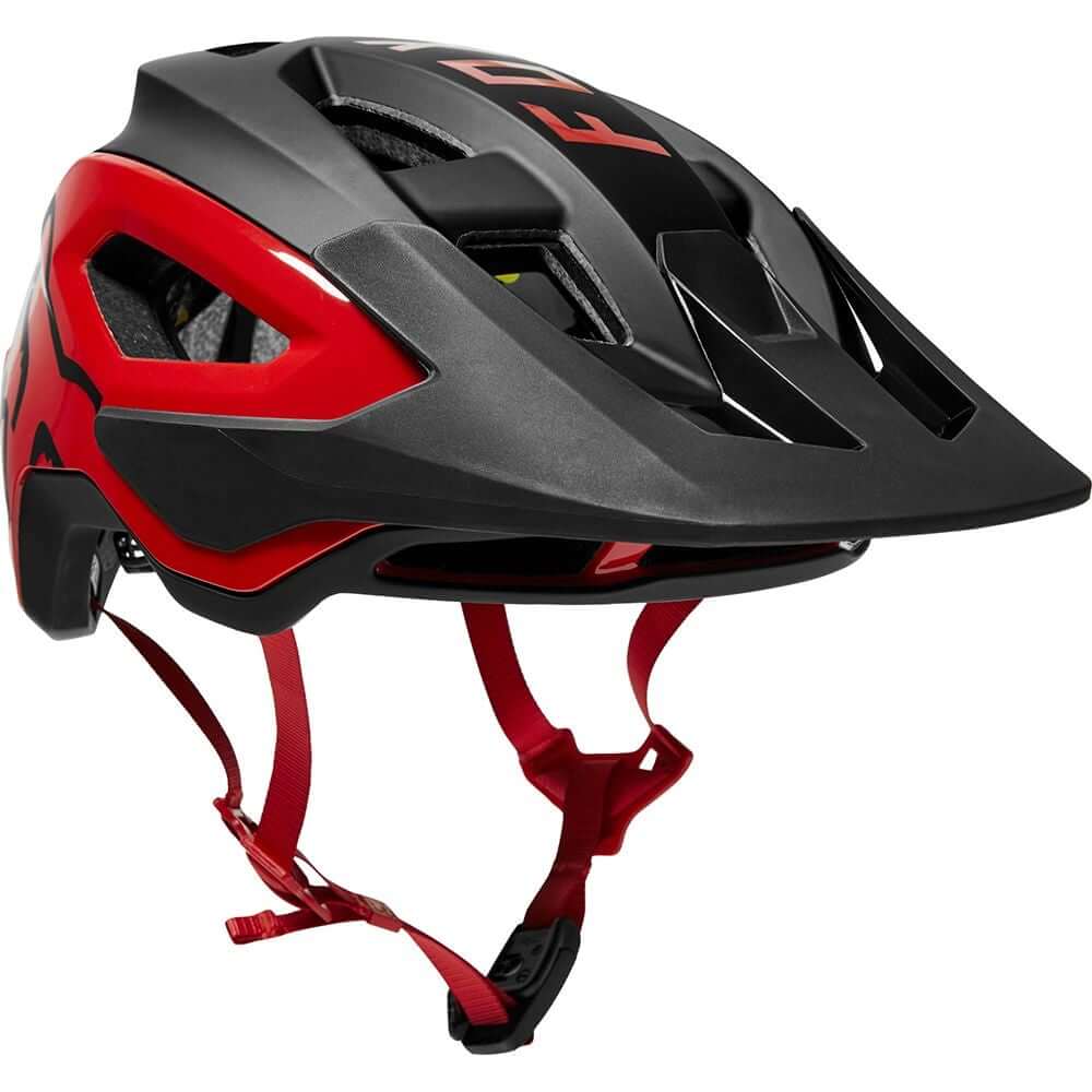 Fox Speedframe Pro Helmet Black Red S Bike Helmets