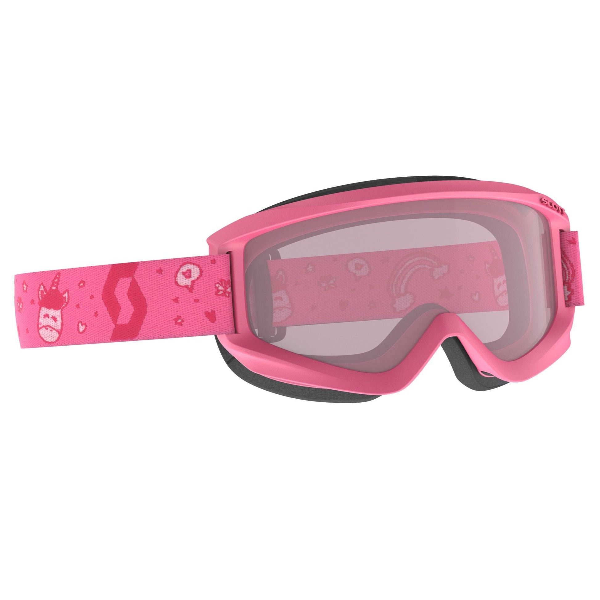 Scott Youth Jr Agent Snow Goggle Pink White Enhancer Snow Goggles