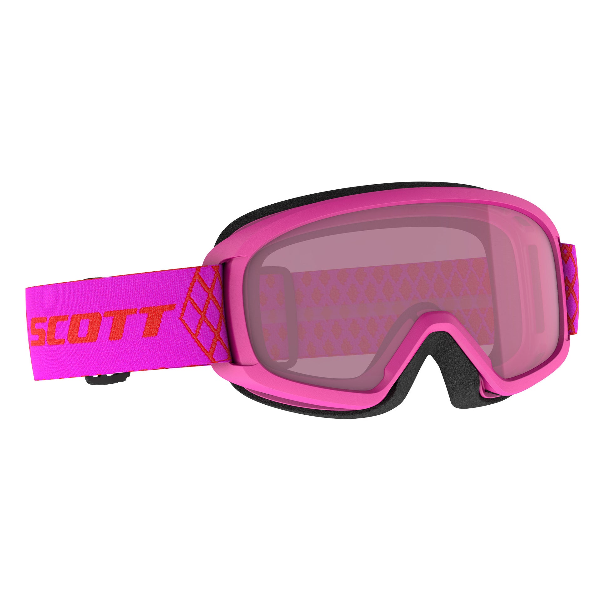 Scott Youth Jr Witty SGL Snow Goggle High Viz Pink Enhancer Snow Goggles