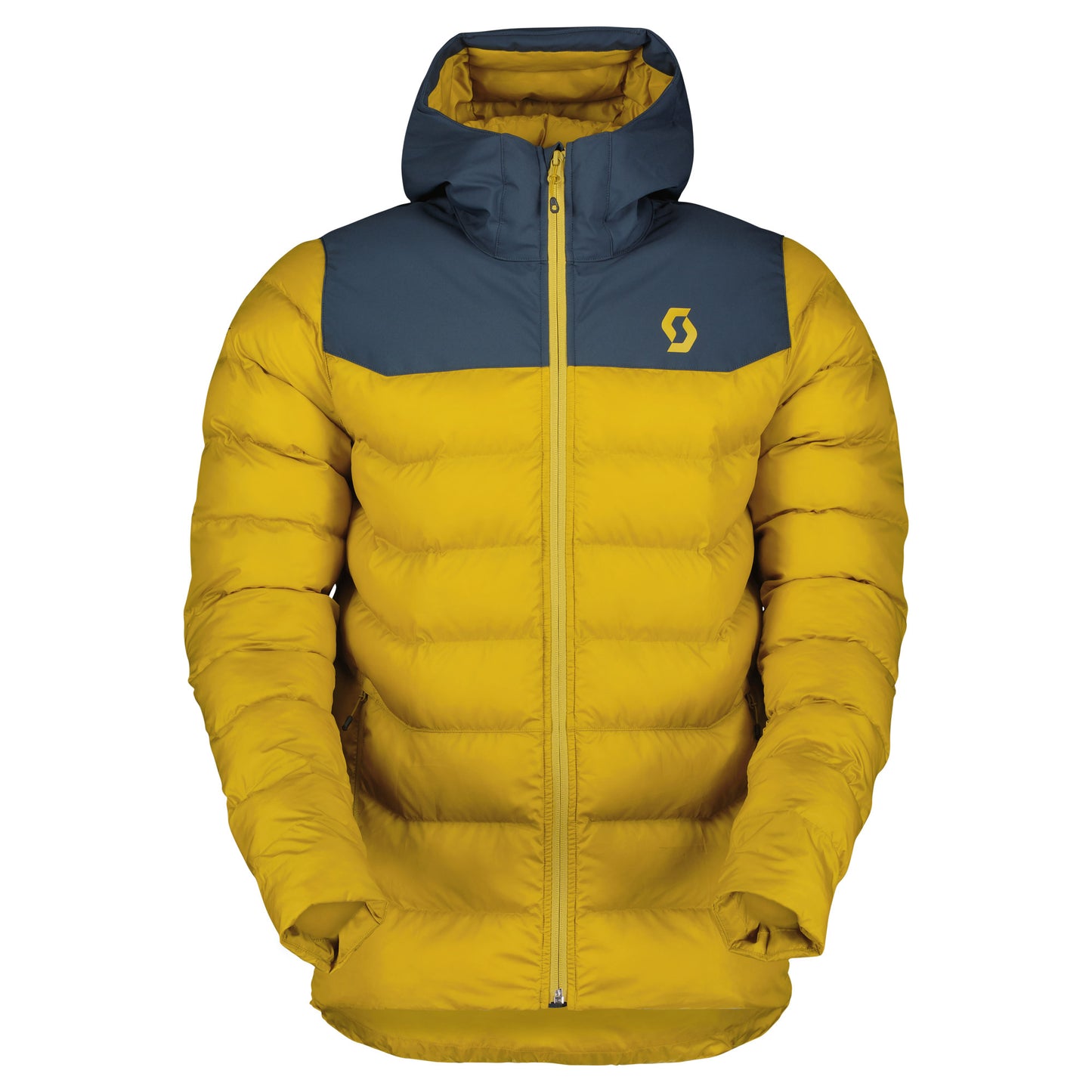 Scott Men's Insuloft Warm Jacket Metal Blue Mellow Yellow Snow Jackets