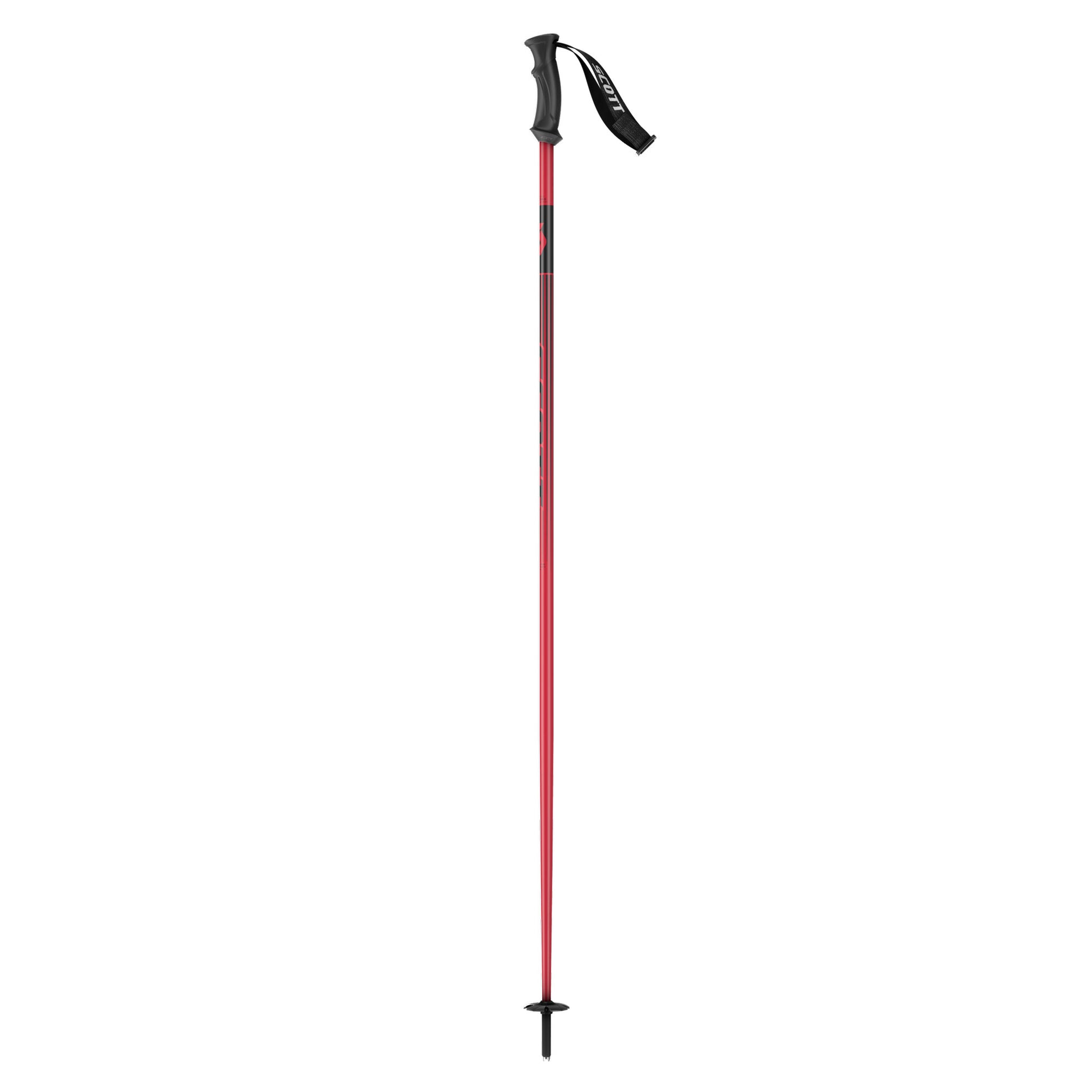Scott 540 P-Lite Black Pole Red 140 Ski Poles
