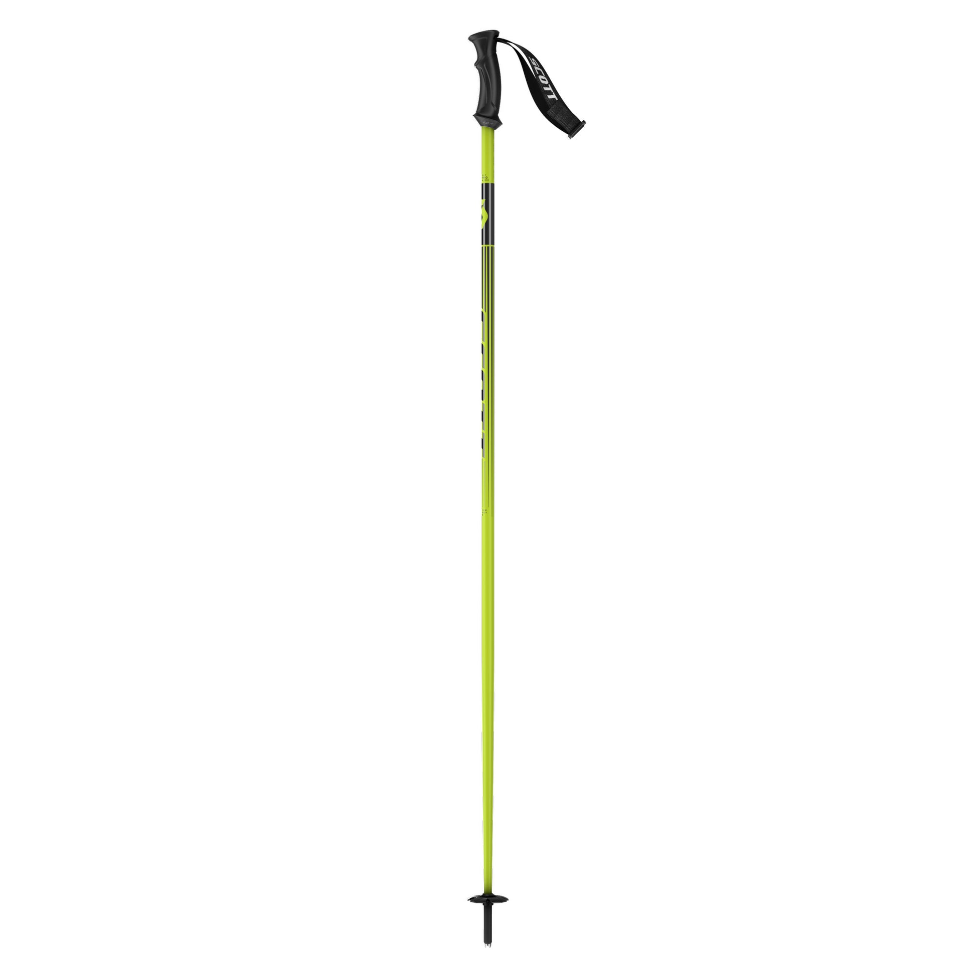 Scott 540 P-Lite Black Pole Neon Yellow 105 Ski Poles