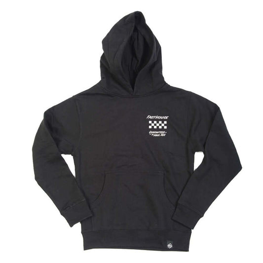 Fasthouse Youth All Out Hooded Pullover Black YXS Sweatshirts & Hoodies