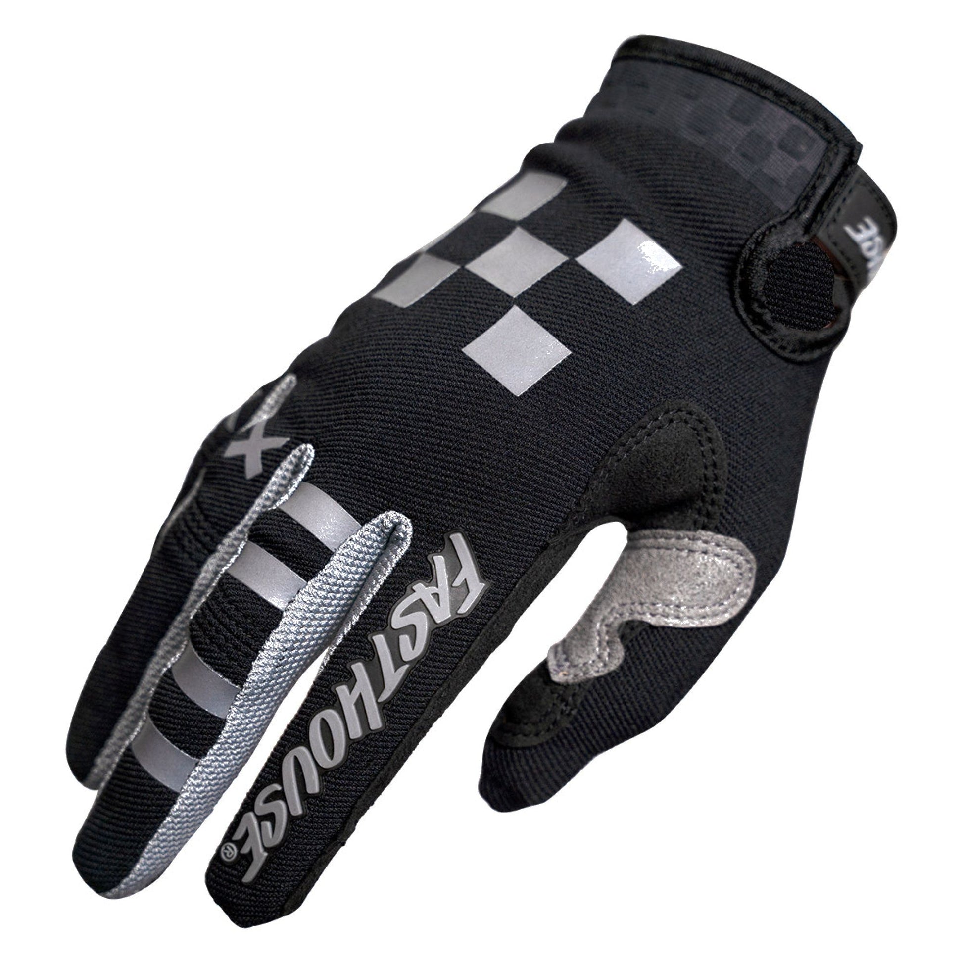 Fasthouse Speed Style Glove Rufio - Black Gray S Bike Gloves