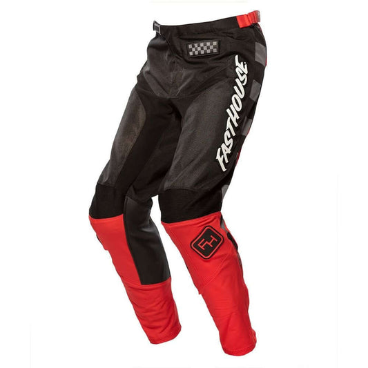Fasthouse Grindhouse 2.0 Youth Pants Black Red 24 Bike Pants