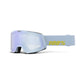 100 Percent Snowcraft HiPER Snow Goggle Sunpeak Mirror Silver Flash Lens Snow Goggles