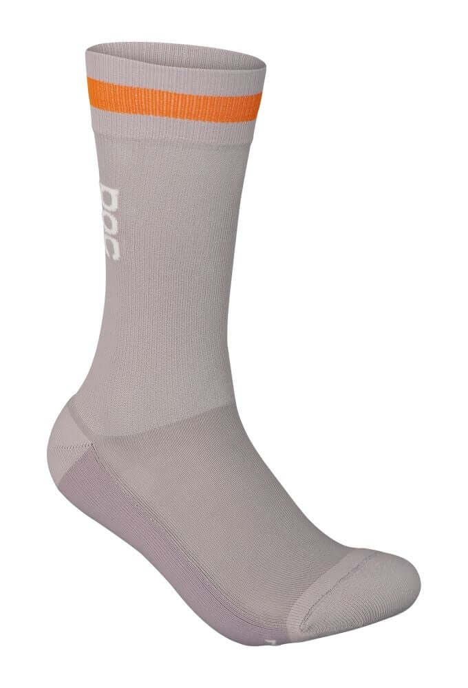 POC Essential Mid Length Sock Moonstone Multi Orange S Bike Socks