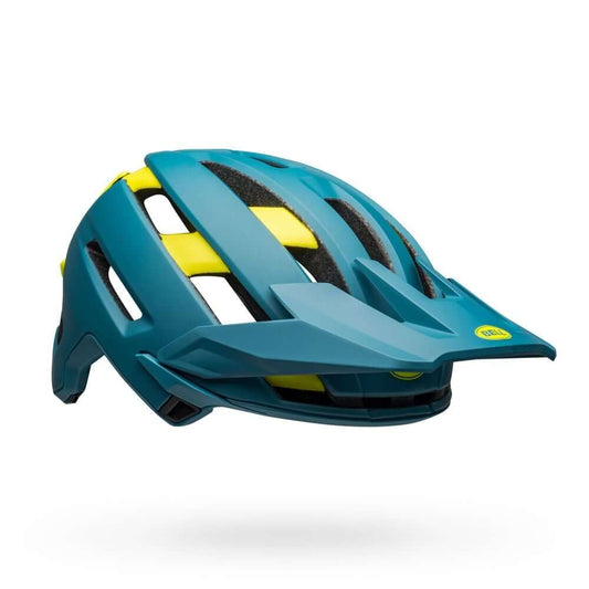 Bell Super Air MIPS Helmet - OpenBox Matte Gloss Blue Hi-Viz M Bike Helmets