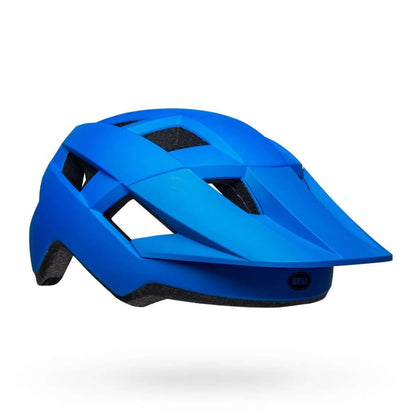 Bell Spark MIPS Helmet Matte Gloss Blue Black UA Bike Helmets