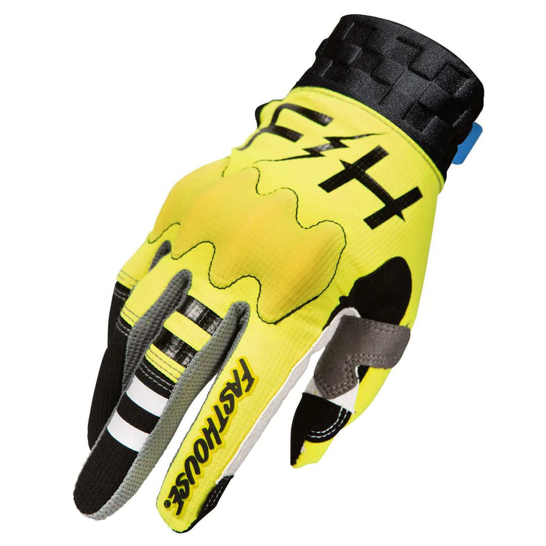 Fasthouse Speed Style Blaster Glove Hi Viz Black Bike Gloves