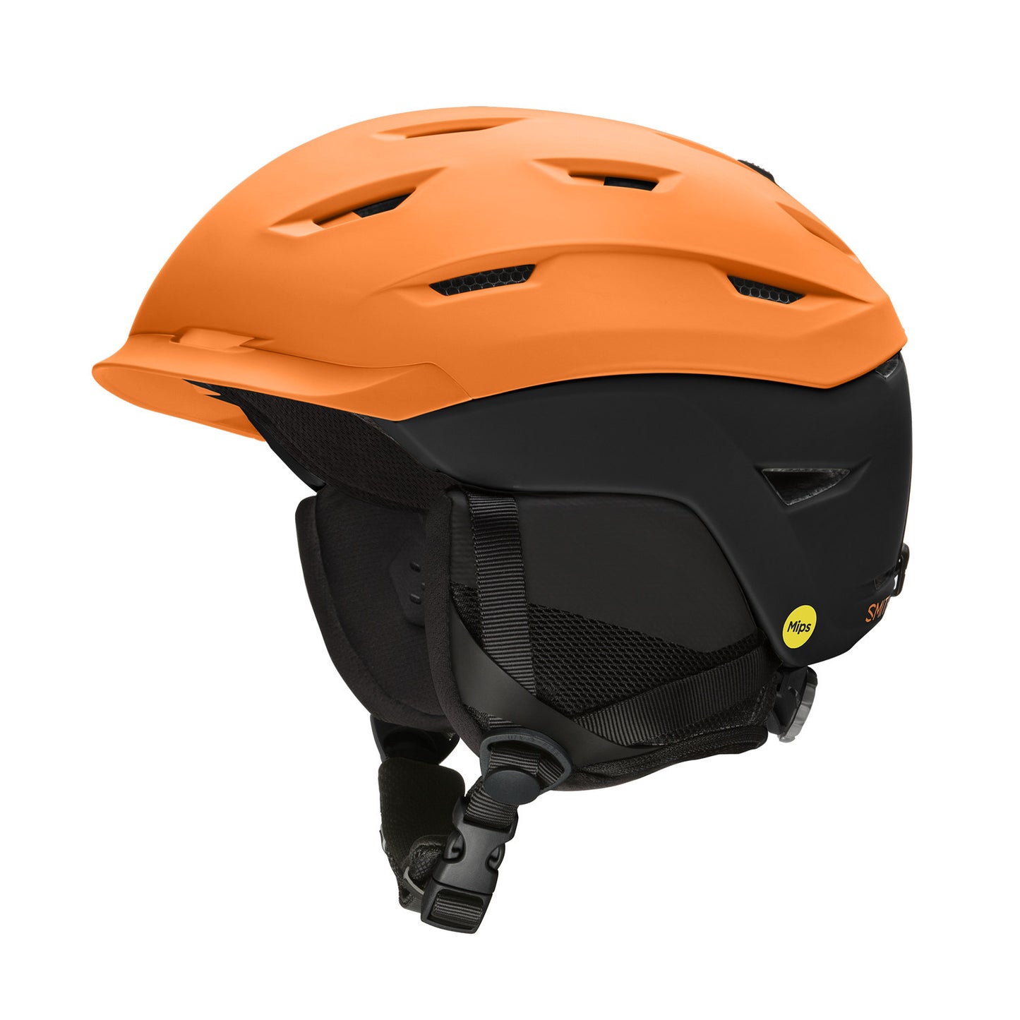 Smith Level MIPS Snow Helmet Matte Mandarin Black S Snow Helmets