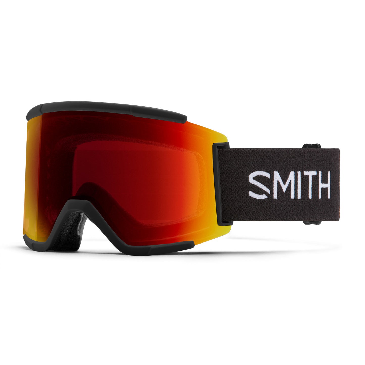Smith Squad XL Snow Goggle Black ChromaPop Sun Red Mirror Snow Goggles
