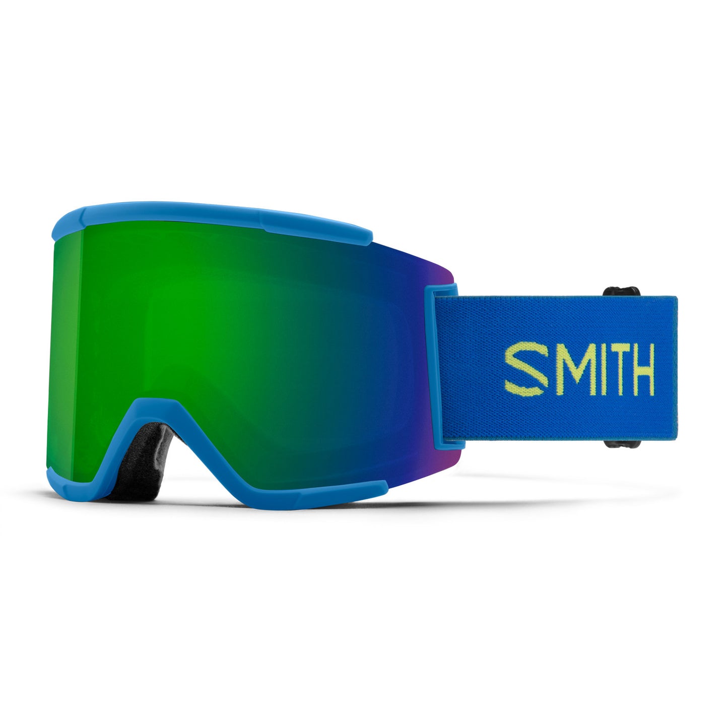 Smith Squad XL Snow Goggle Electric Blue ChromaPop Sun Green Mirror Snow Goggles