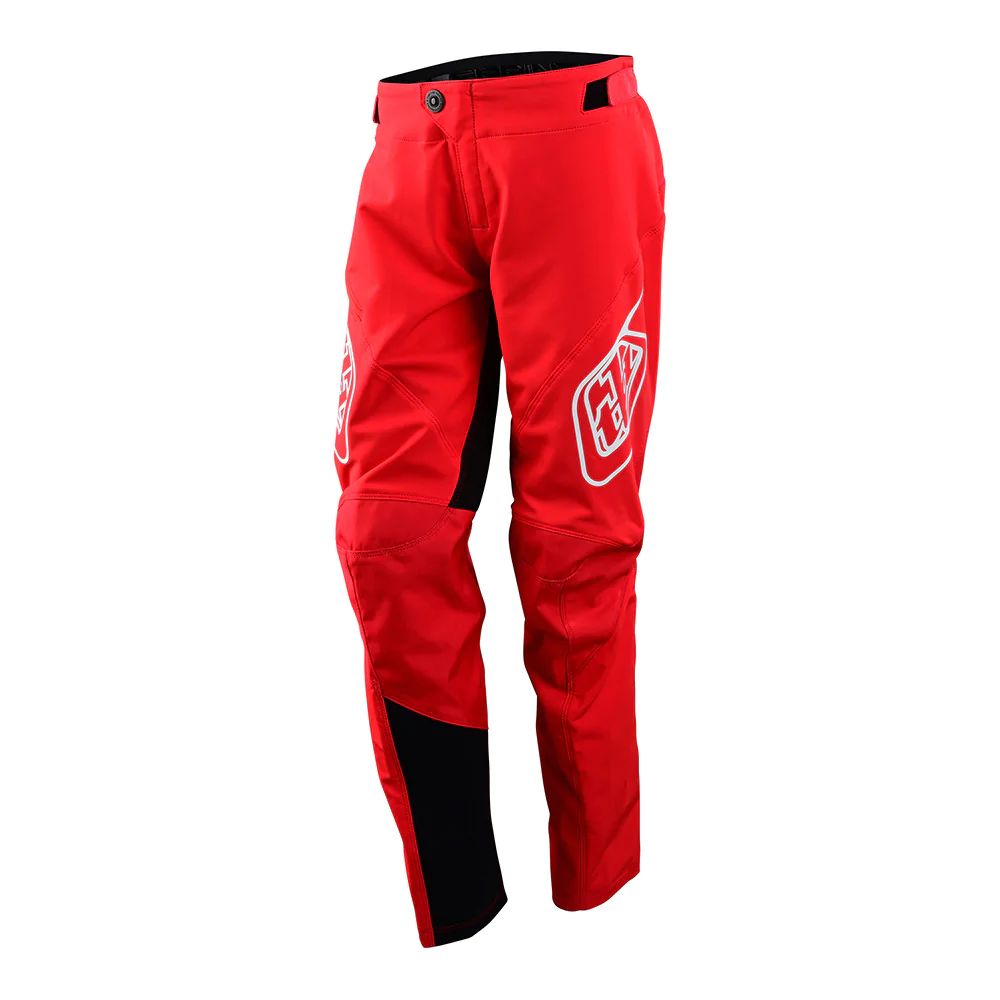 Troy Lee Designs Youth Sprint Pant Solid Red 18 Bike Pants