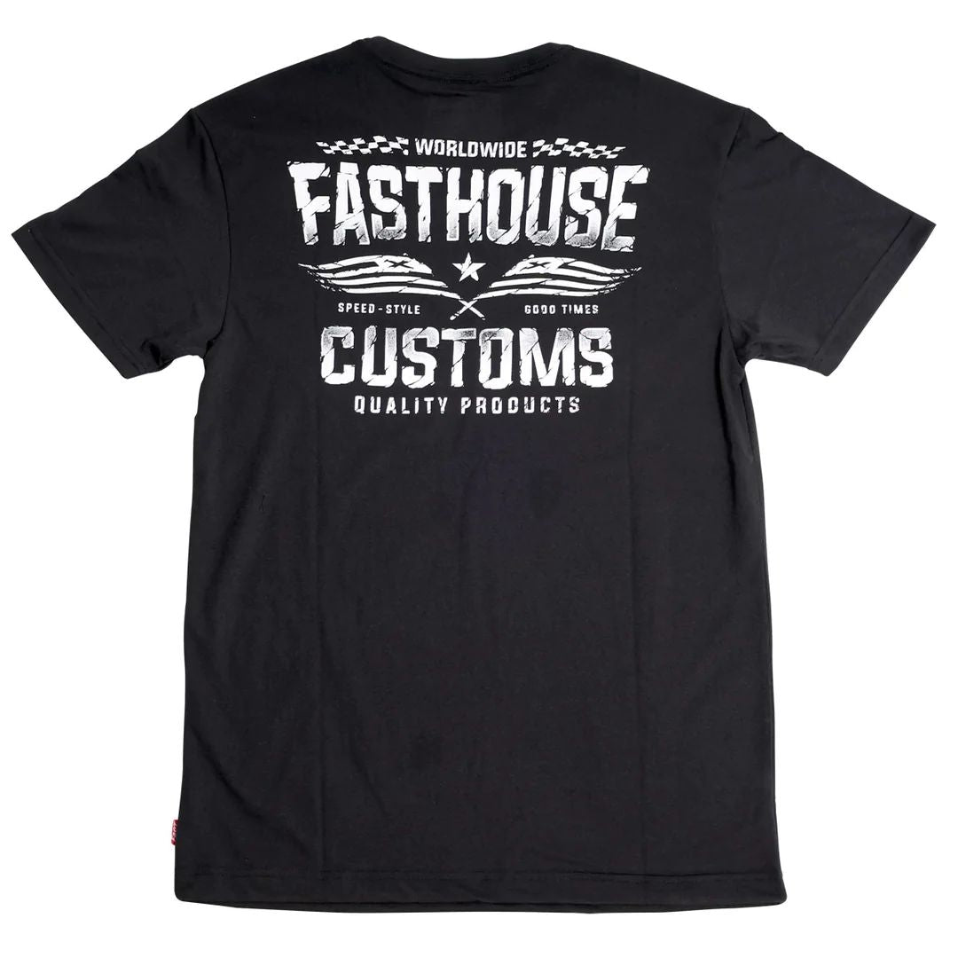 Fasthouse Tremor Tech Tee Black S SS Shirts
