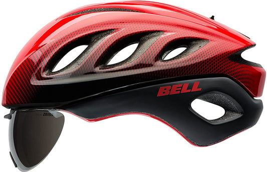 Bell Star Pro Shield Bike Helmet RED BLK BLUR S Bike Helmets