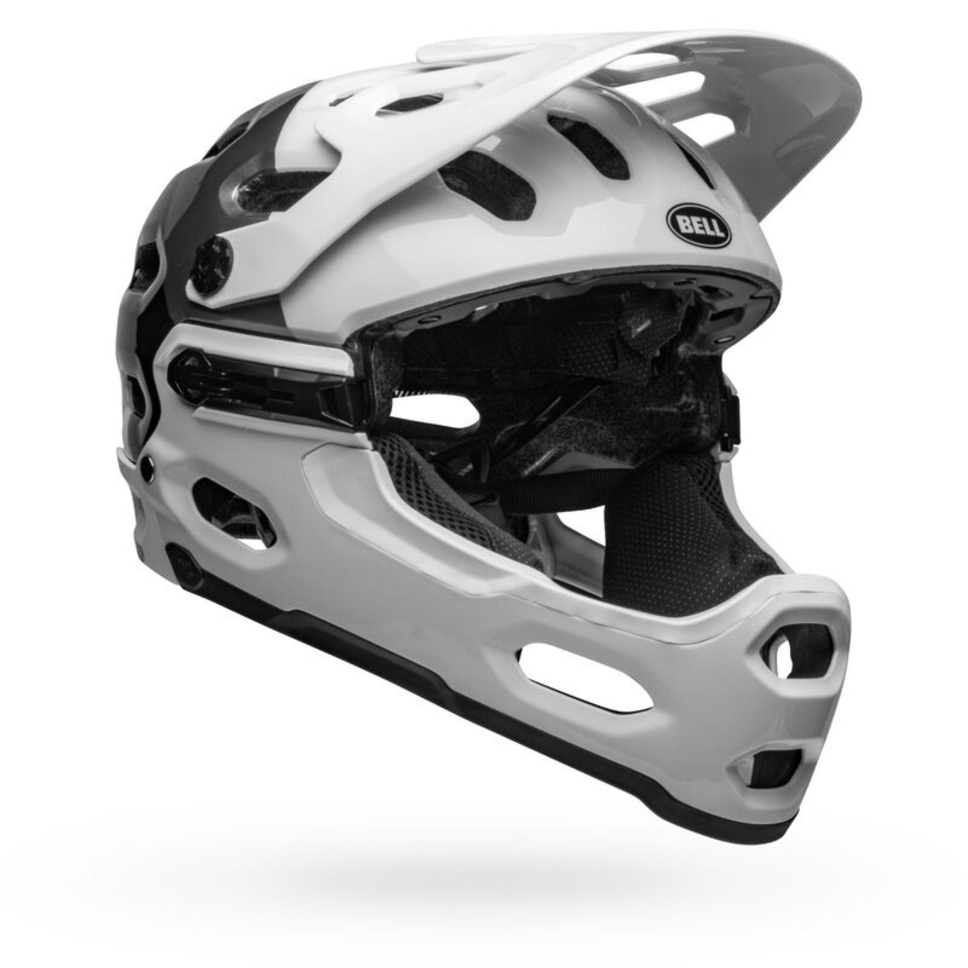Bell Super 3R MIPS Helmet White Black Bike Helmets