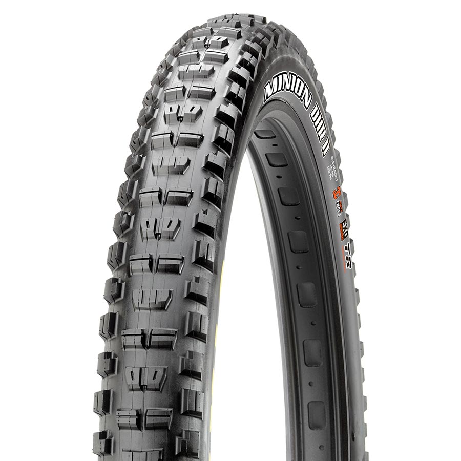 Maxxis Minion DHR II Tire - 26 x 2.3 Tubeless Folding Black Dual EXO - Maxxis Tires